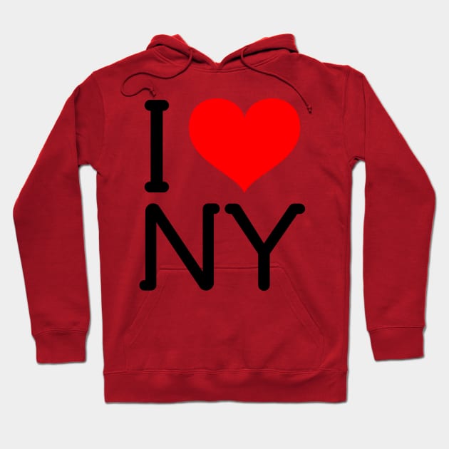 I Heart NY Hoodie by Evlar